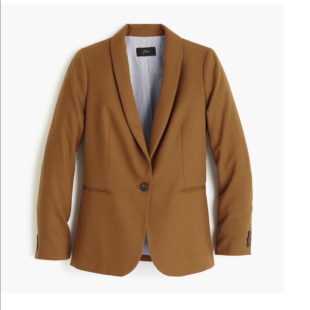 J.Crew Parke Blazer in Wool Flannel, size 10